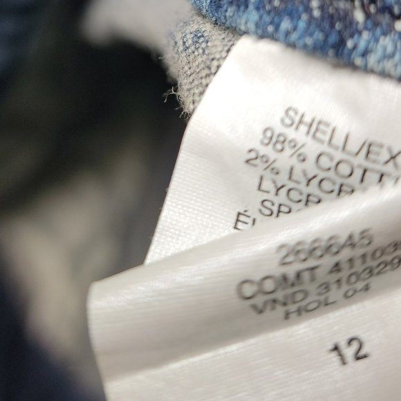 Gap Stretch Denim Mini Skirt Size 12 - Picture 3 of 9